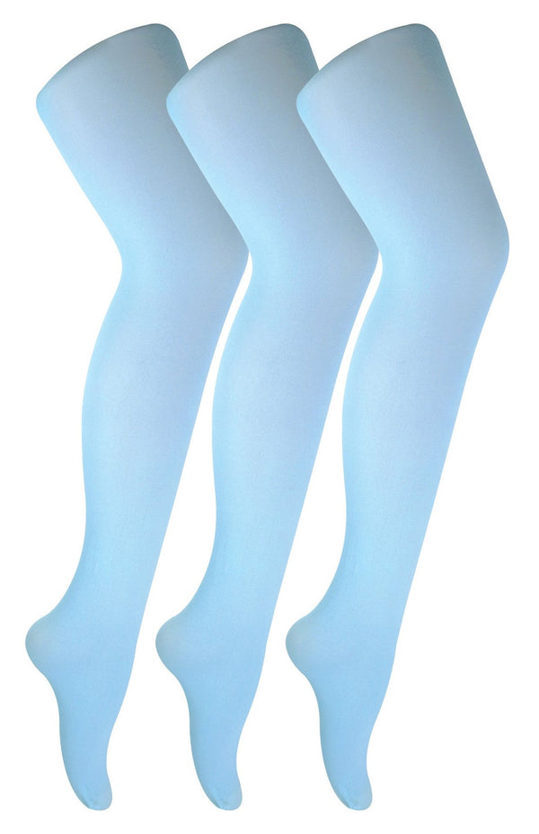 3 Pair Ladies 40 Denier Pastel Tights - Nexellus