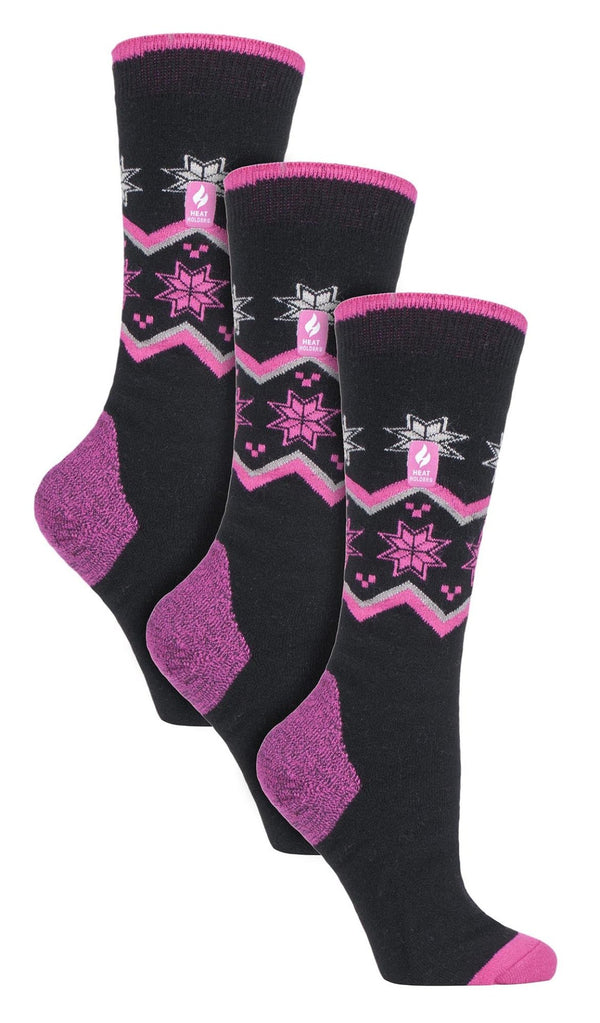 3 Pair Ultra Lite Ladies Ski Socks - Nexellus