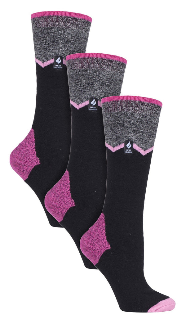 3 Pair Ultra Lite Ladies Ski Socks - Nexellus