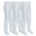 3 Pairs Girls Plain Soft Bamboo School Tights - Nexellus