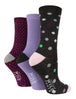 3 Pairs Ladies Bamboo Socks | Patterned - Nexellus