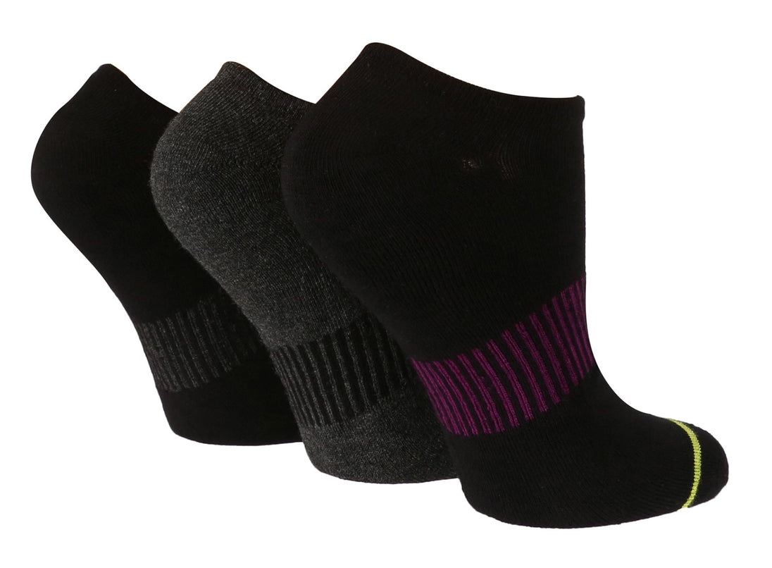 3 Pairs Ladies Bamboo Trainer Socks - Nexellus