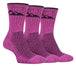 3 Pairs Ladies Breathable Cotton Walking Socks - Nexellus