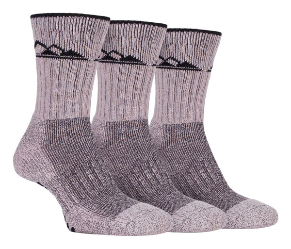 3 Pairs Ladies Breathable Cotton Walking Socks - Nexellus