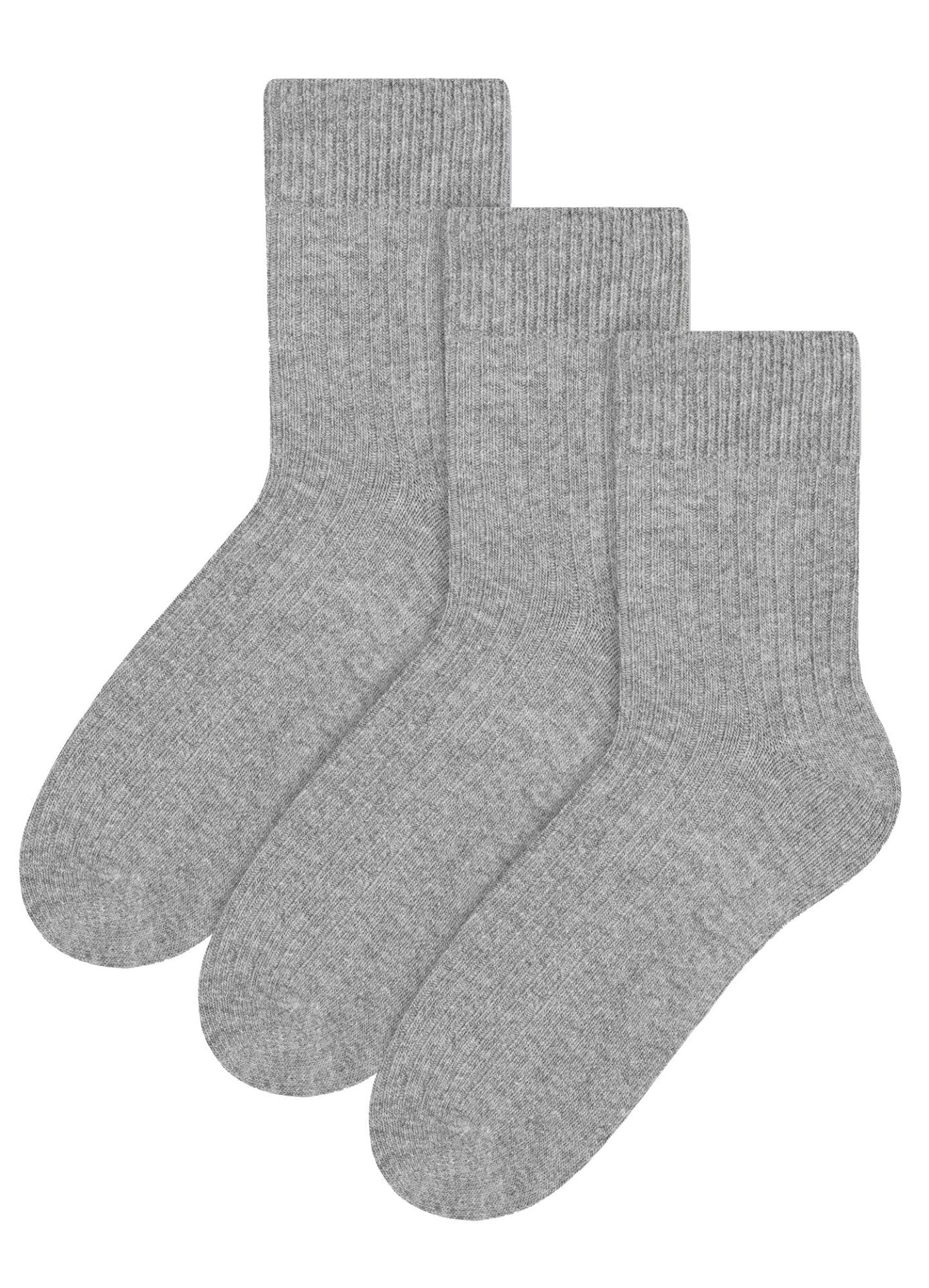 3 Pairs Ladies Breathable Cushion Wool Dress Socks - Nexellus