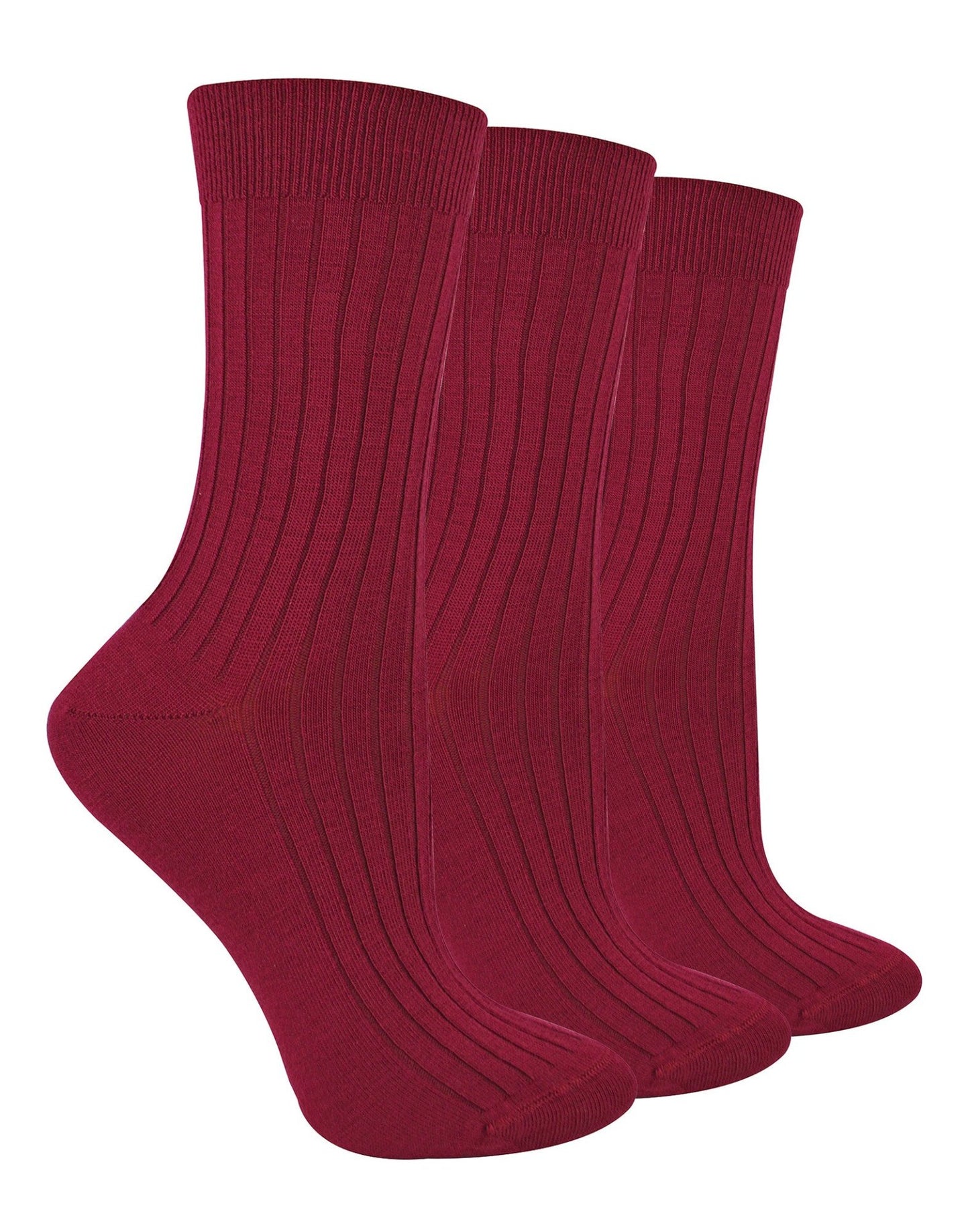 3 Pairs Ladies Breathable Merino Wool Dress Socks - Nexellus