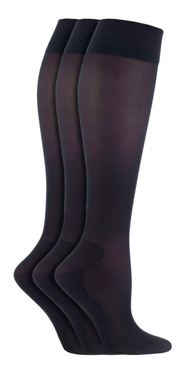 3 Pairs Ladies Compression DVT Flight Socks - Nexellus