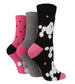 3 Pairs Ladies Cotton Socks | Animals - Nexellus