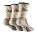 3 Pairs Ladies Cotton Walking Hiking Socks - Nexellus