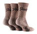 3 Pairs Ladies Cotton Walking Hiking Socks - Nexellus