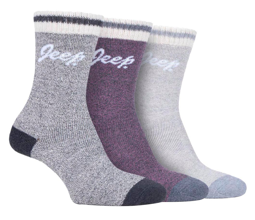 3 Pairs Ladies Heavy Duty Hiking Socks - Nexellus