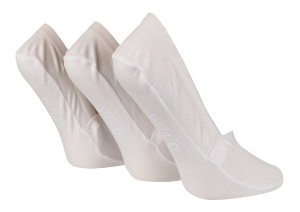 3 Pairs Ladies Invisible Socks | Bamboo - Nexellus