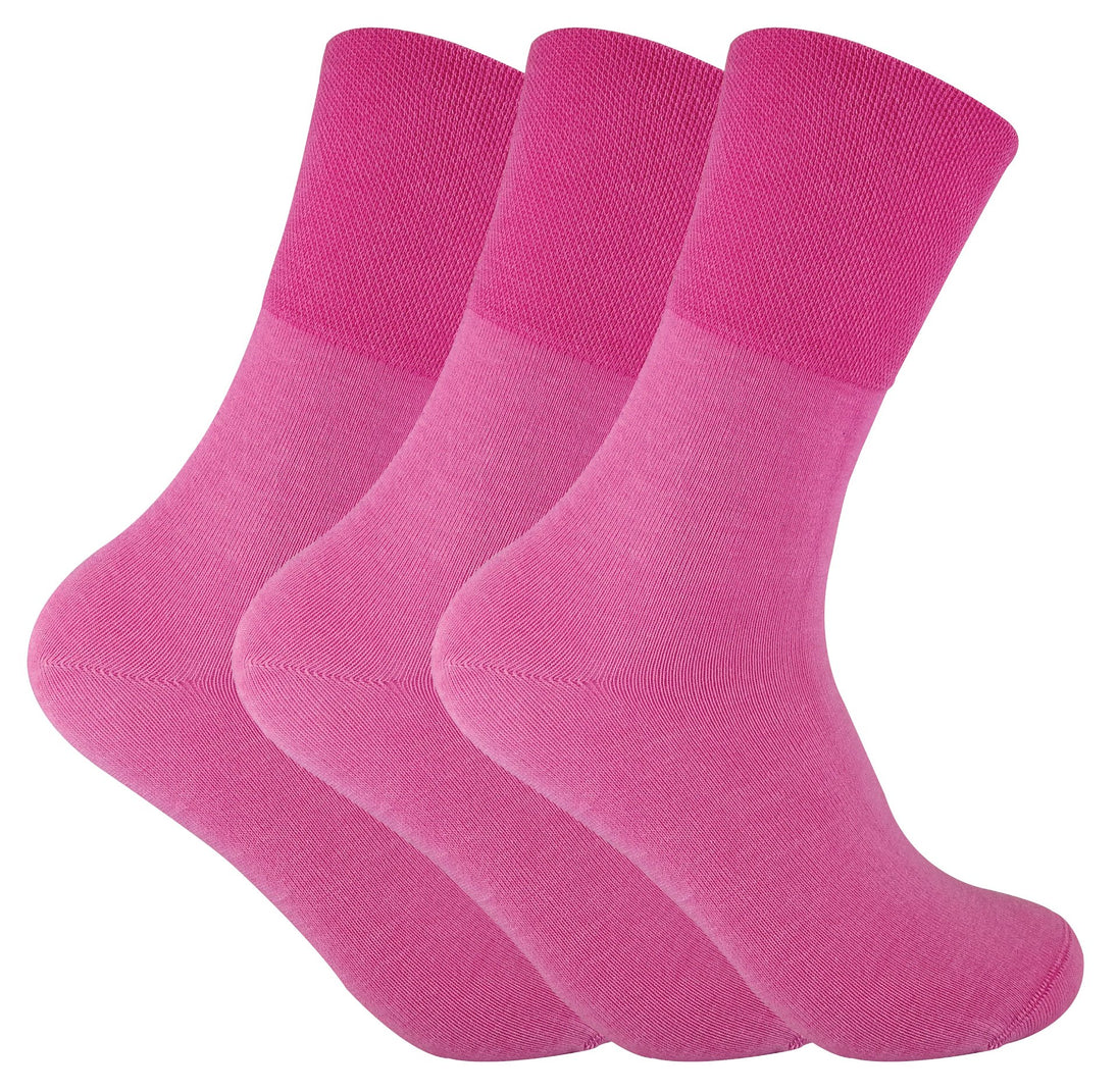 3 Pairs Ladies Non Elastic Thermal Diabetic Socks - Nexellus