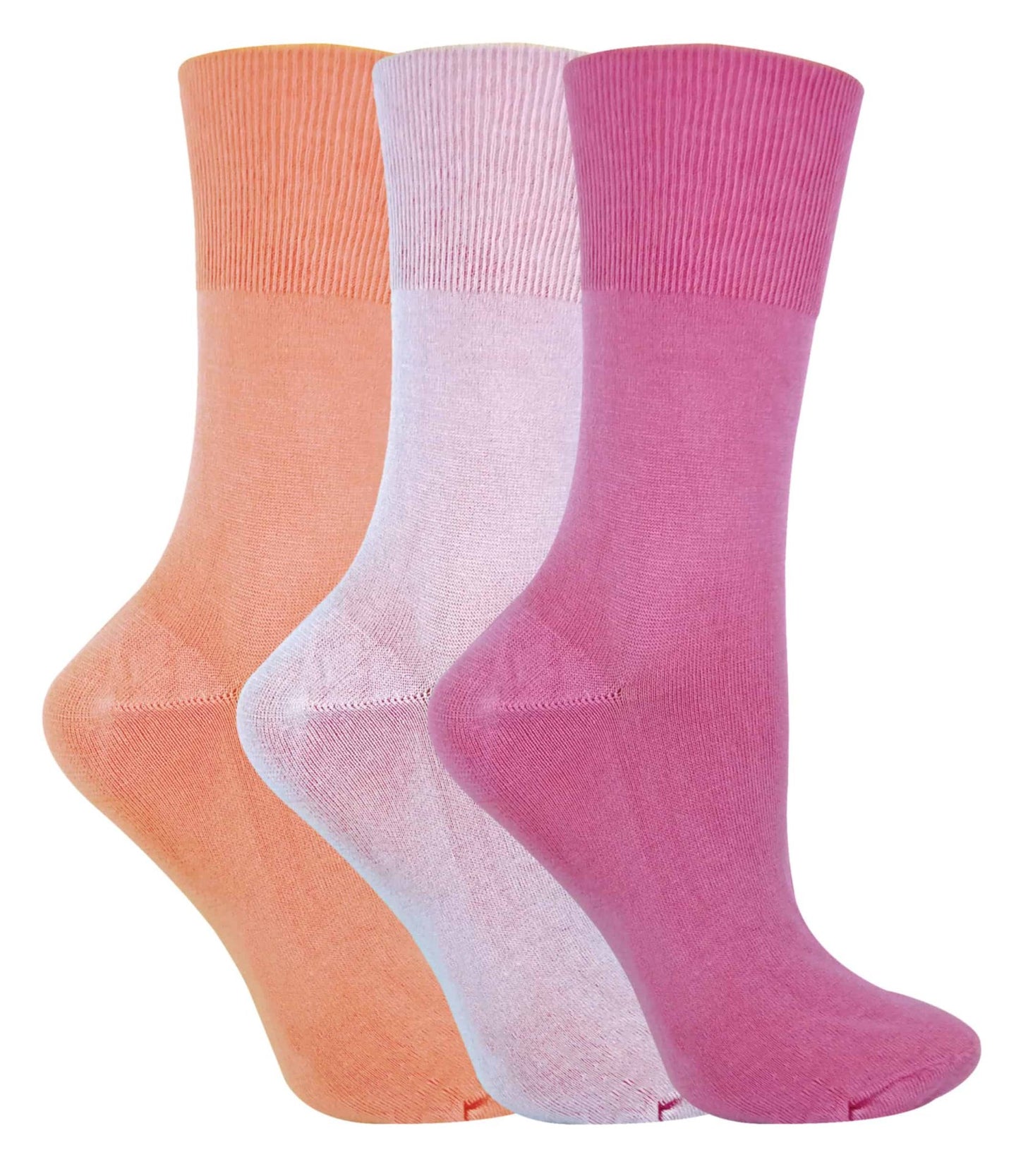 3 Pairs Ladies Thin Non Elastic Bamboo Socks - Nexellus