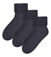 3 Pairs Ladies Warm Fuzzy Wool Lounge Bed Socks - Nexellus