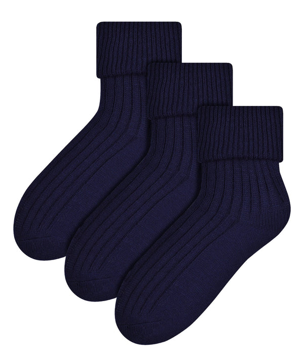 3 Pairs Ladies Warm Fuzzy Wool Lounge Bed Socks - Nexellus