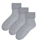 3 Pairs Ladies Warm Fuzzy Wool Lounge Bed Socks - Nexellus