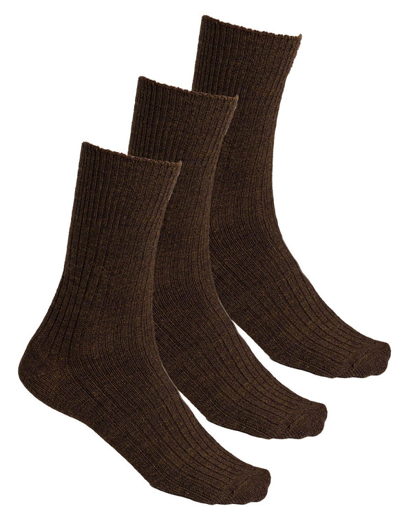 3 Pairs Ladies Winter Thick Alpaca Wool Socks - Nexellus