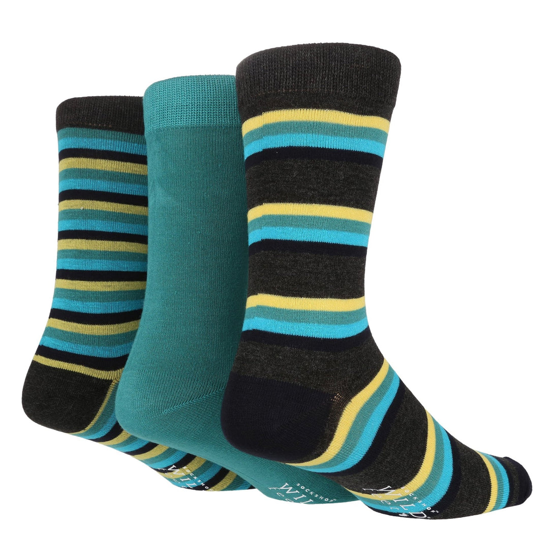 3 Pairs Mens Bamboo Socks | Patterned - Nexellus