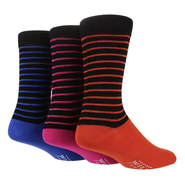 3 Pairs Mens Bamboo Socks | Patterned - Nexellus