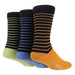 3 Pairs Mens Bamboo Socks | Patterned - Nexellus