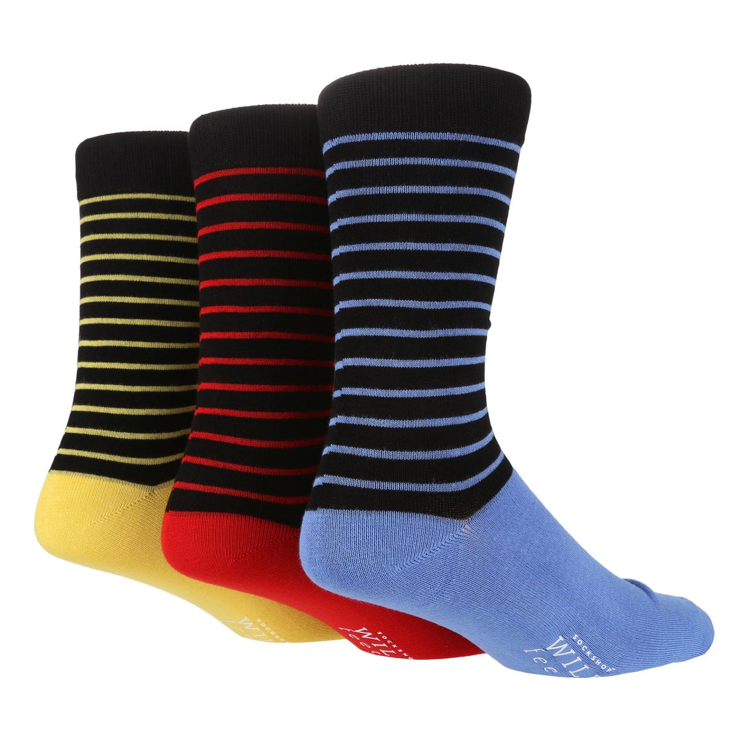 3 Pairs Mens Bamboo Socks | Patterned - Nexellus