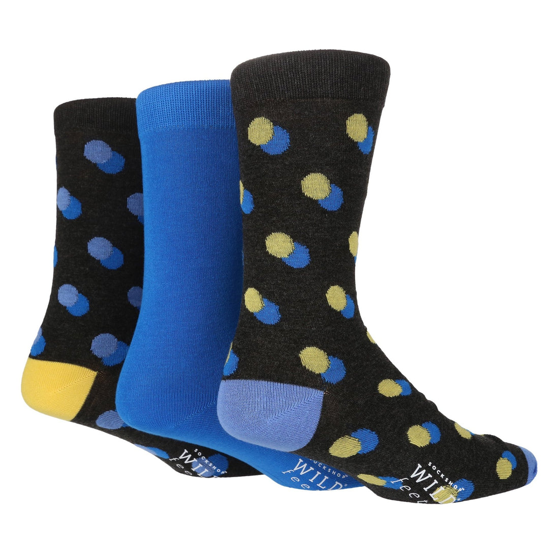 3 Pairs Mens Bamboo Socks | Patterned - Nexellus