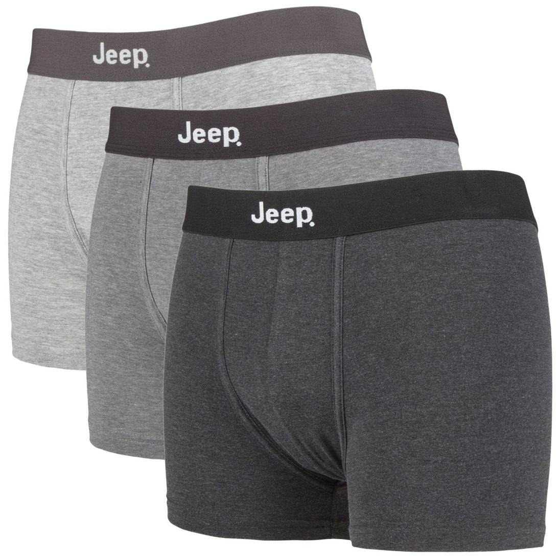 3 Pairs Mens Cotton Rich Fitted Trunks - Nexellus