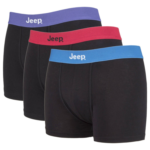 3 Pairs Mens Cotton Rich Fitted Trunks - Nexellus