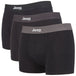 3 Pairs Mens Cotton Rich Fitted Trunks - Nexellus