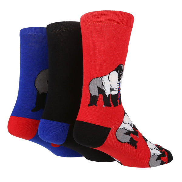 3 Pairs Mens Cotton Socks | Novelty - Nexellus