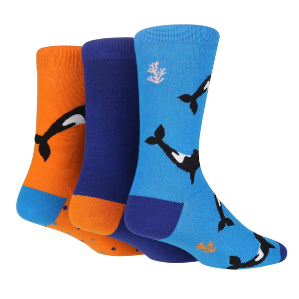 3 Pairs Mens Cotton Socks | Novelty - Nexellus