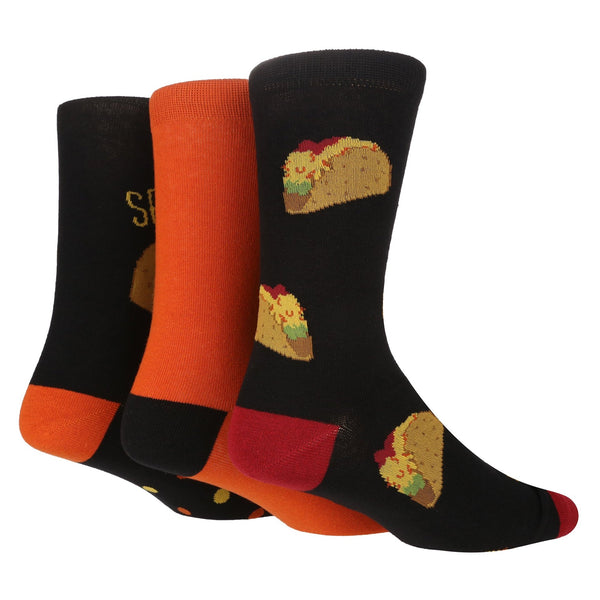 3 Pairs Mens Cotton Socks | Novelty - Nexellus