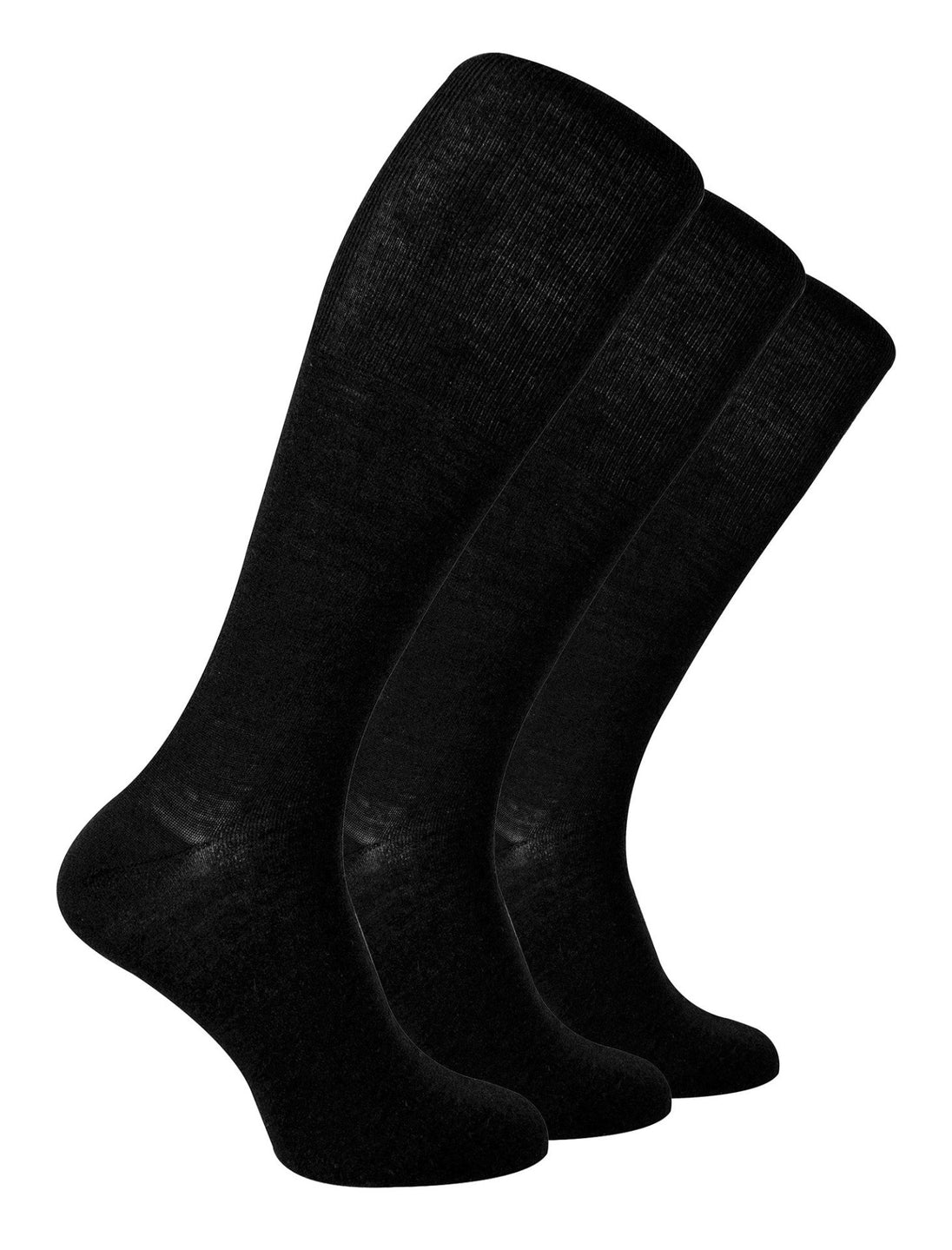 3 Pairs Mens Cushioned Knee High Merino Wool Socks - Nexellus