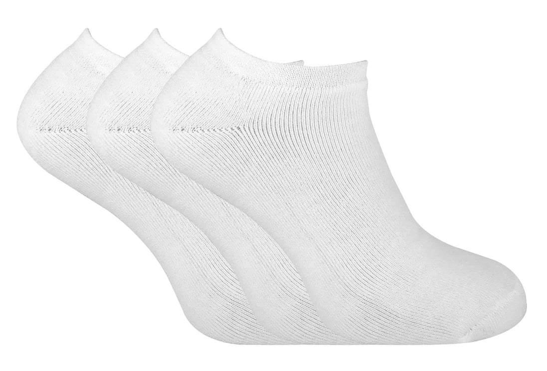 3 Pairs Mens Low Cut Thermal Trainer Socks - Nexellus