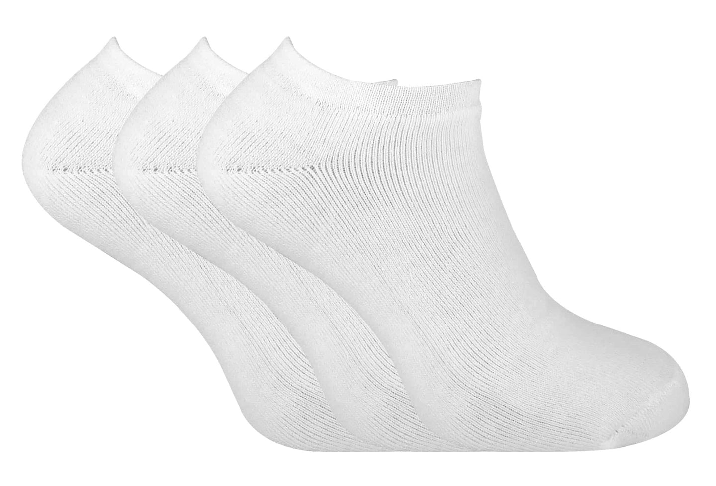 3 Pairs Mens Low Cut Thermal Trainer Socks - Nexellus