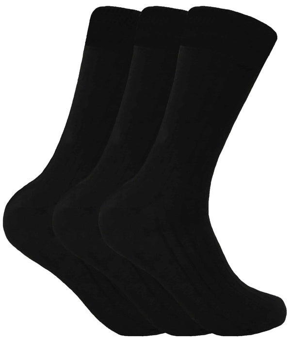 3 Pairs Mens Thick Warm Wool Blend Hiking Socks - Nexellus