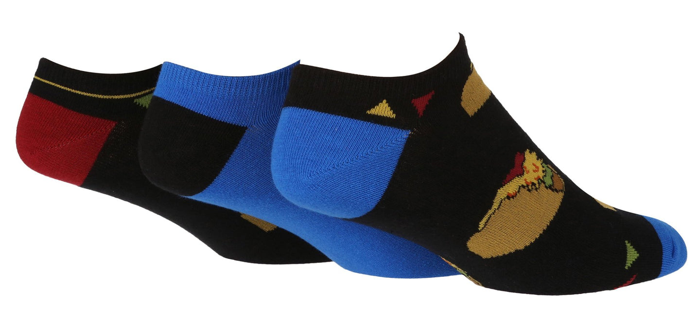 3 Pairs Mens Trainer Socks | Novelty - Nexellus