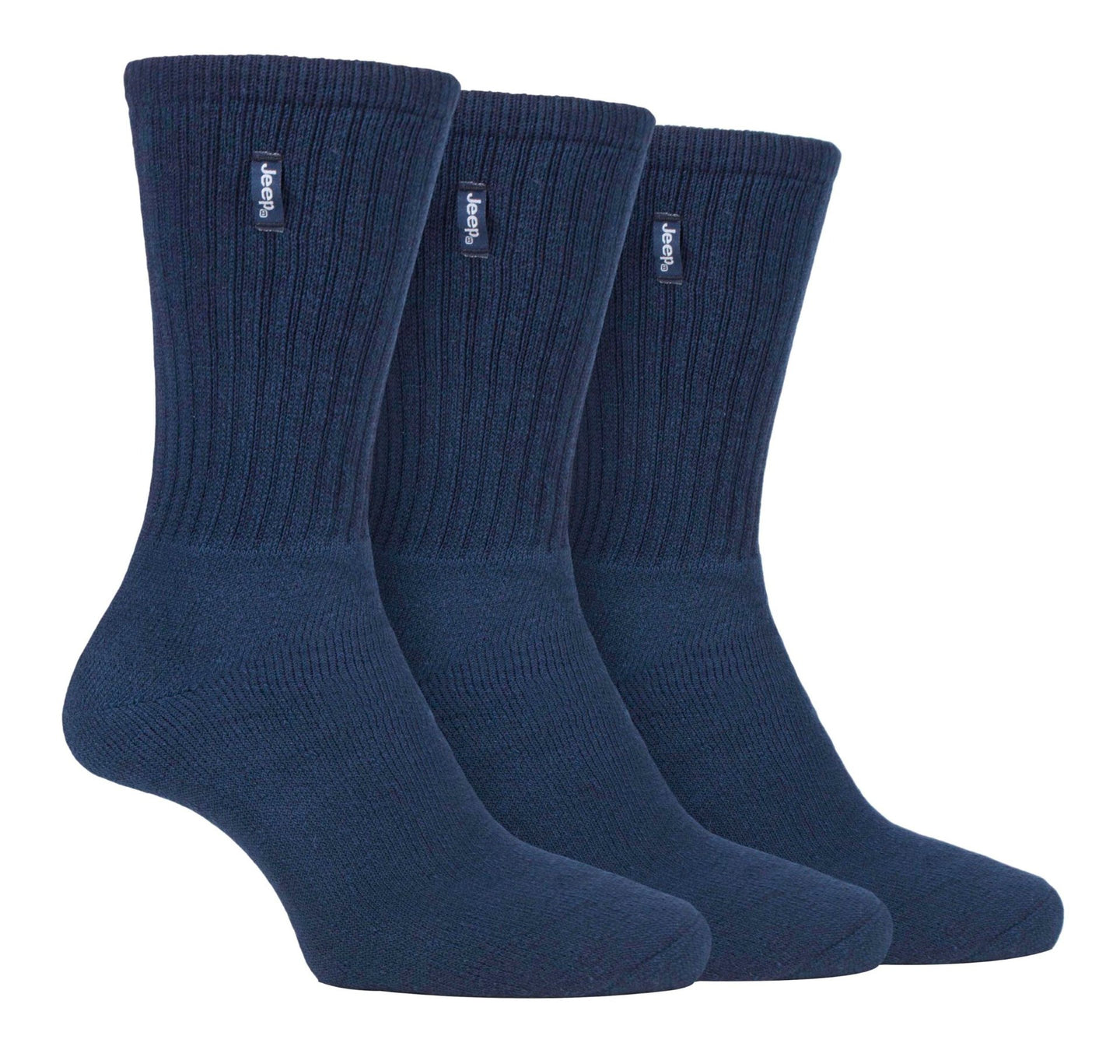 3 Pairs Mens Vintage Cotton Cushioned Socks - Nexellus