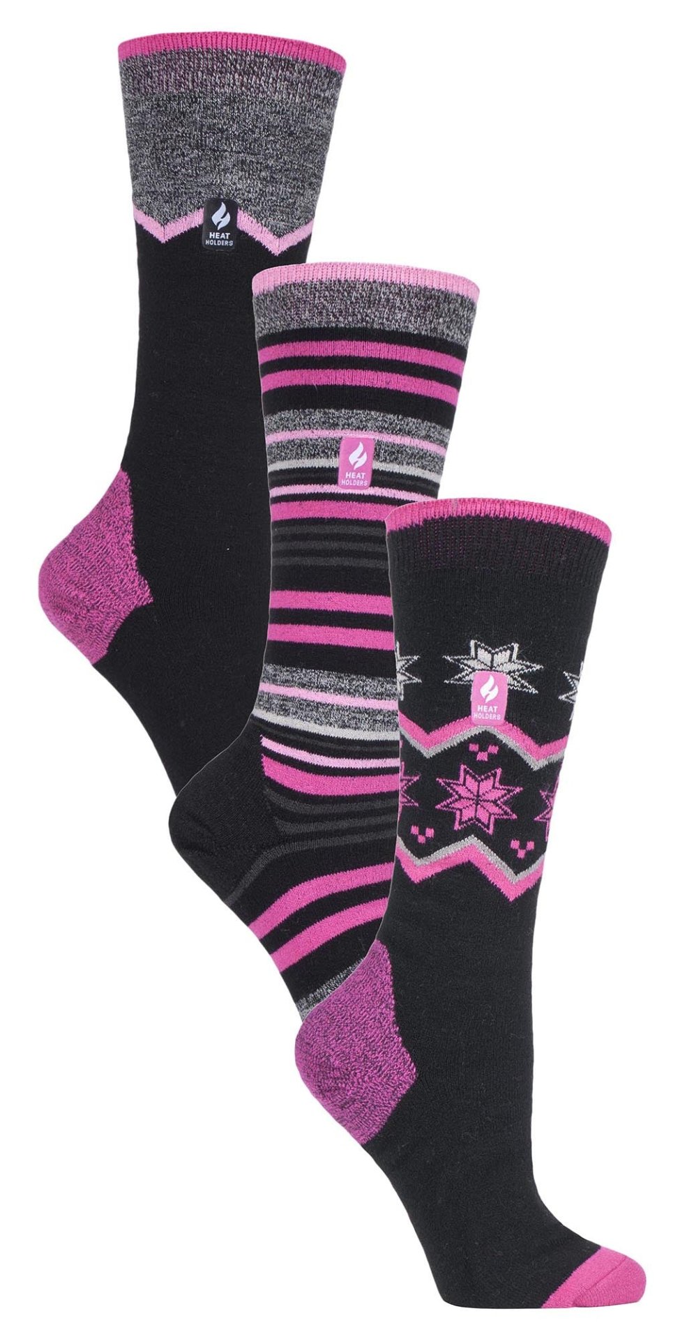 3 Pairs Ultra Lite Womens Ski Socks - Nexellus