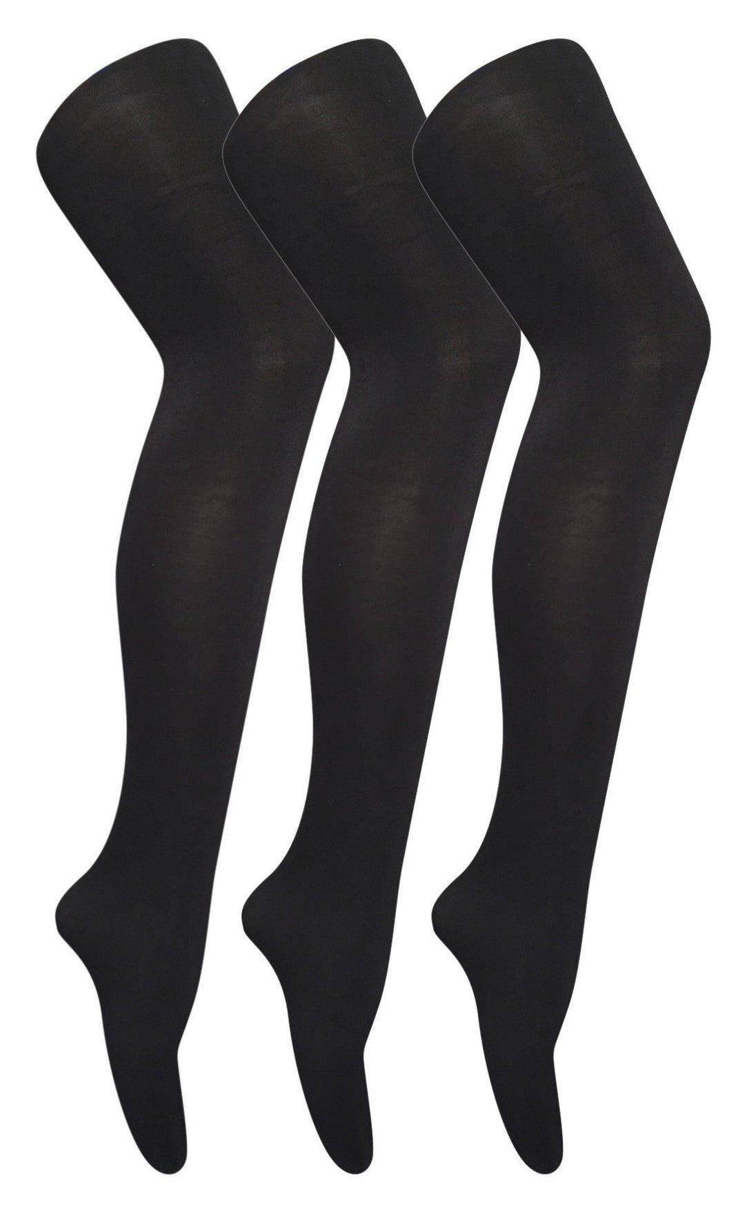 3 Pairs Womens Coloured Opaque 80 Denier Tights - Nexellus