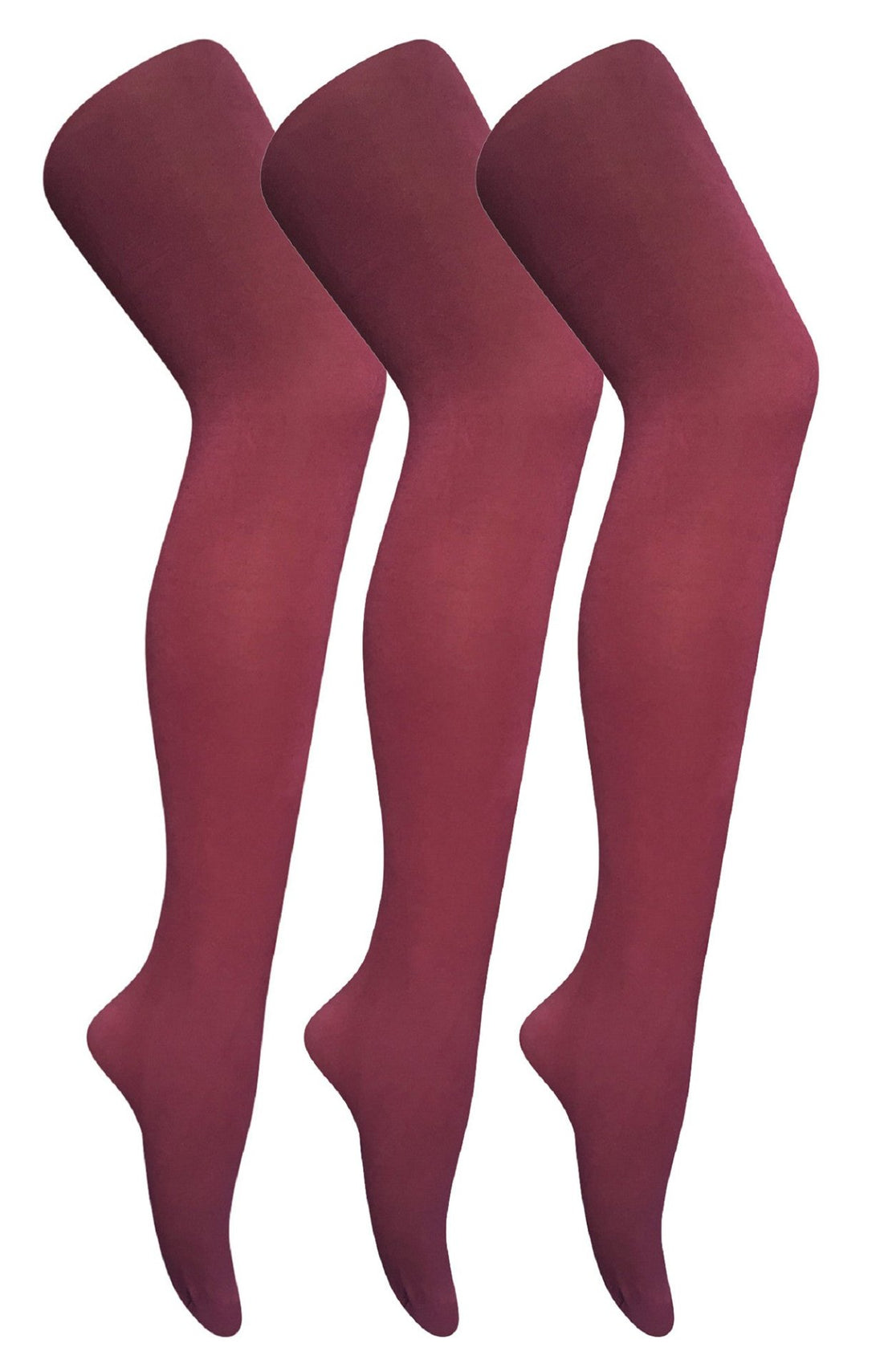 3 Pairs Womens Coloured Opaque 80 Denier Tights - Nexellus