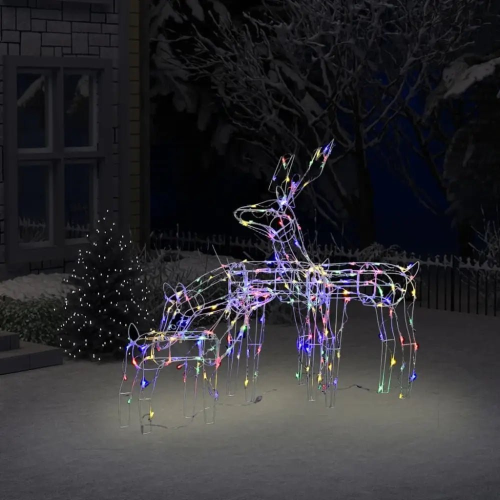 3 piece christmas light display reindeers 229 leds - Nexellus