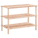 3 - Tier Shoe Rack Solid Fir Wood - Nexellus