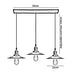 3 Way Modern Ceiling Pendant Cluster Light Fitting Industrial Pendant Lampshade~2139 - Nexellus