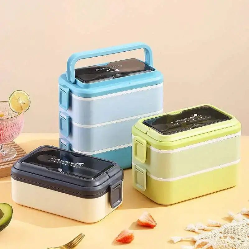 304 stainless steel lunch bento box heating portable fast food - Nexellus