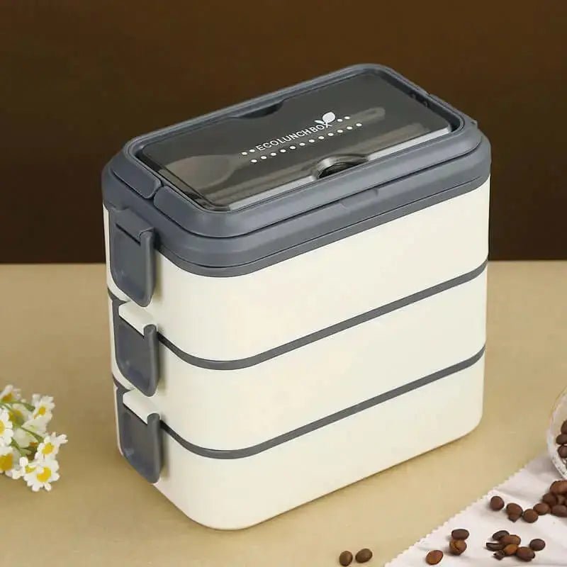 304 stainless steel lunch bento box heating portable fast food - Nexellus