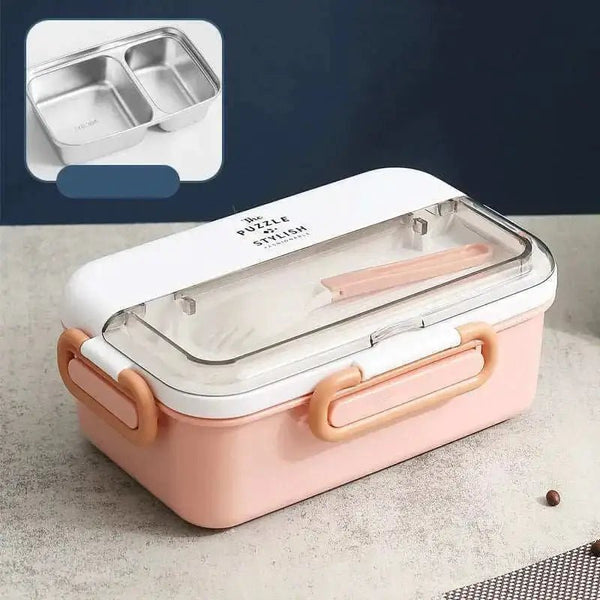 304 stainless steel lunch box with soup bowl school children’s - Nexellus