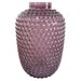 30cm Mulberry Purple Bubble Glass Vase - Nexellus