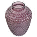 30cm Mulberry Purple Bubble Glass Vase - Nexellus